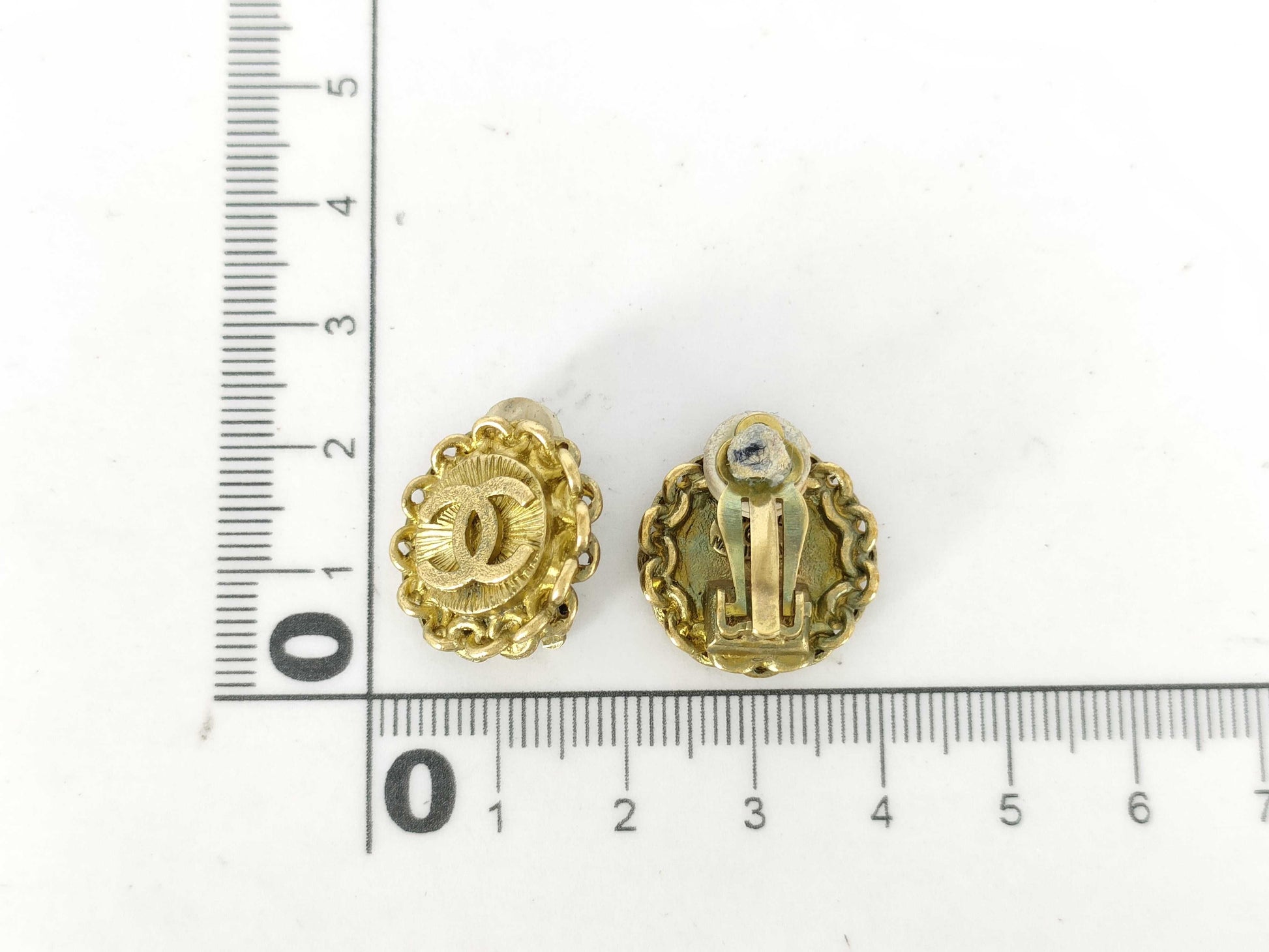 CHANEL Vintage Coco Earrings 95P Earrings