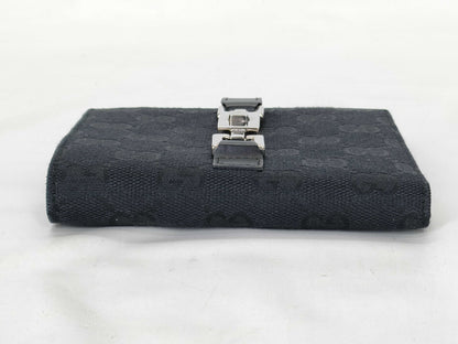GUCCI GG Canvas Gucci Jackie Compact Wallet