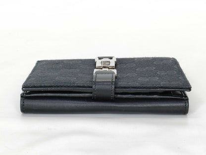 GUCCI GG Canvas Gucci Jackie Compact Wallet