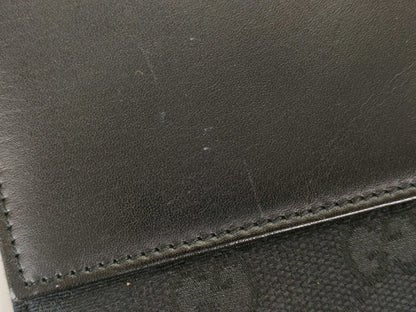 GUCCI GG Canvas Gucci Jackie Compact Wallet