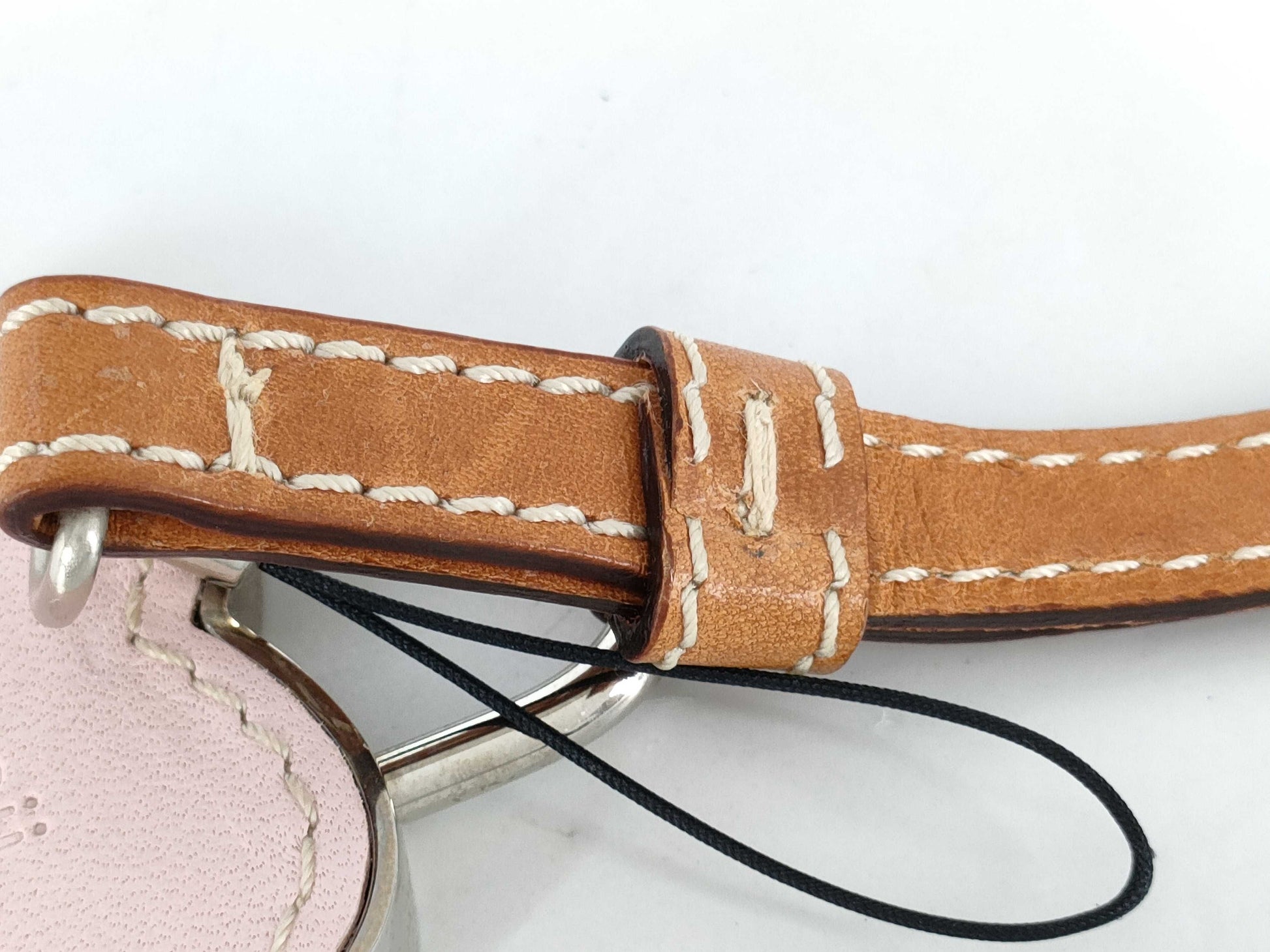 Dior Neck Strap with Silver Hardware