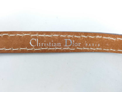 Dior Neck Strap with Silver Hardware