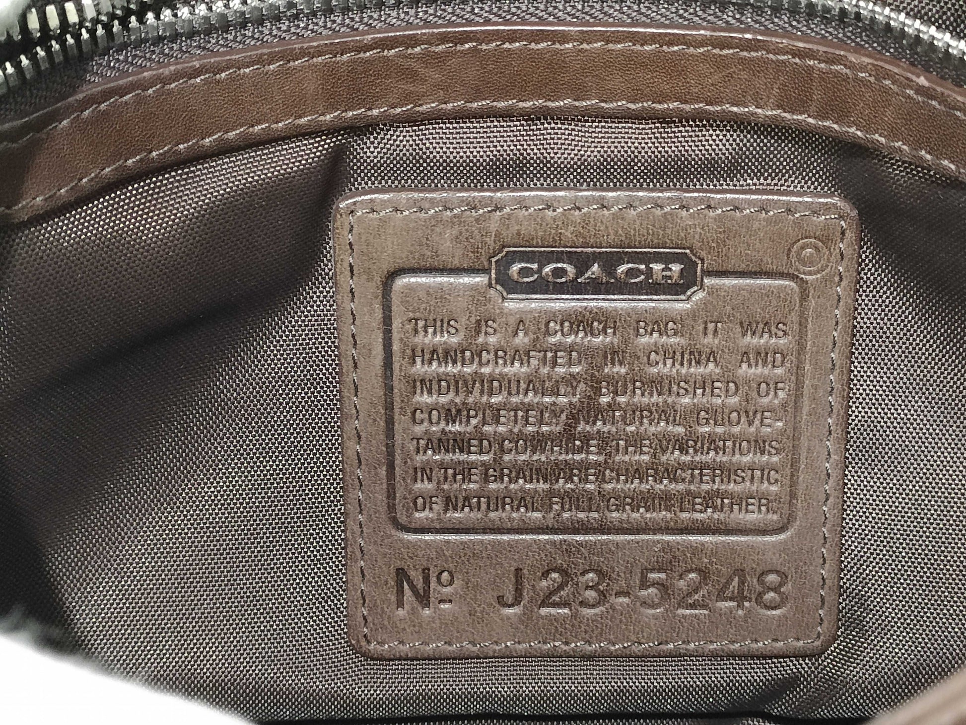 COACH Leather J23-5248 Second Bag