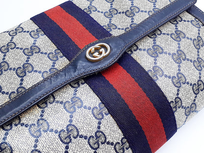 GUCCI 5-piece set GG Supreme Sherry Line leather second bag, leather clutch, and second bag