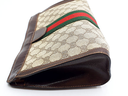 GUCCI 5-piece set GG Supreme Sherry Line leather second bag, leather clutch, and second bag