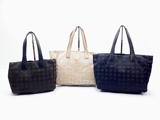 CHANEL New Travel Line 3-Piece Tote Bag Set with Seals