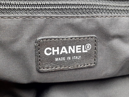 CHANEL New Travel Line All Black All Stickers 3-Piece Tote Bag Set