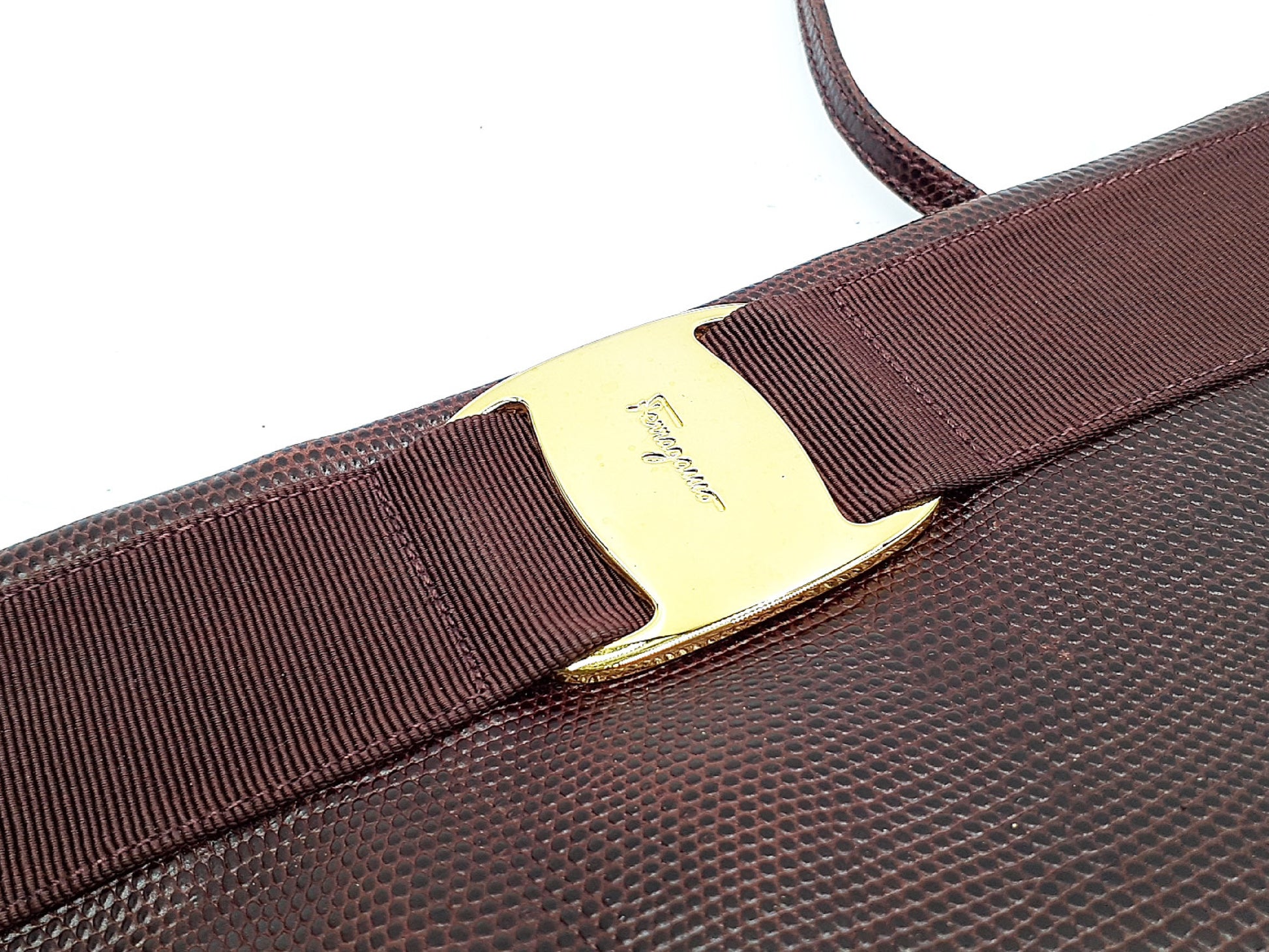 Salvatore Ferragamo Vara Leather Bag 4-Piece Shoulder Bag Set