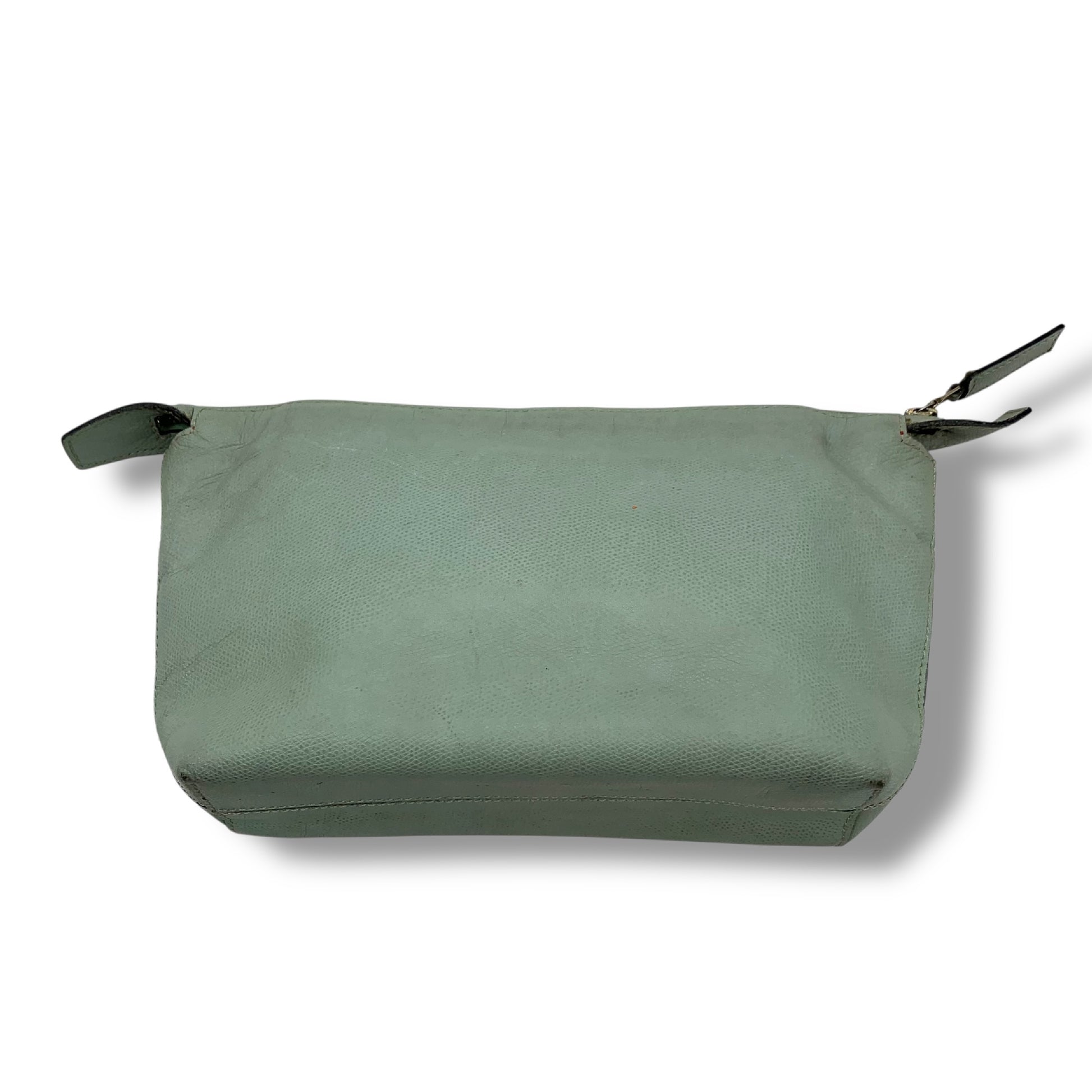 CELINE Leather Second Bag Mint Second Bag