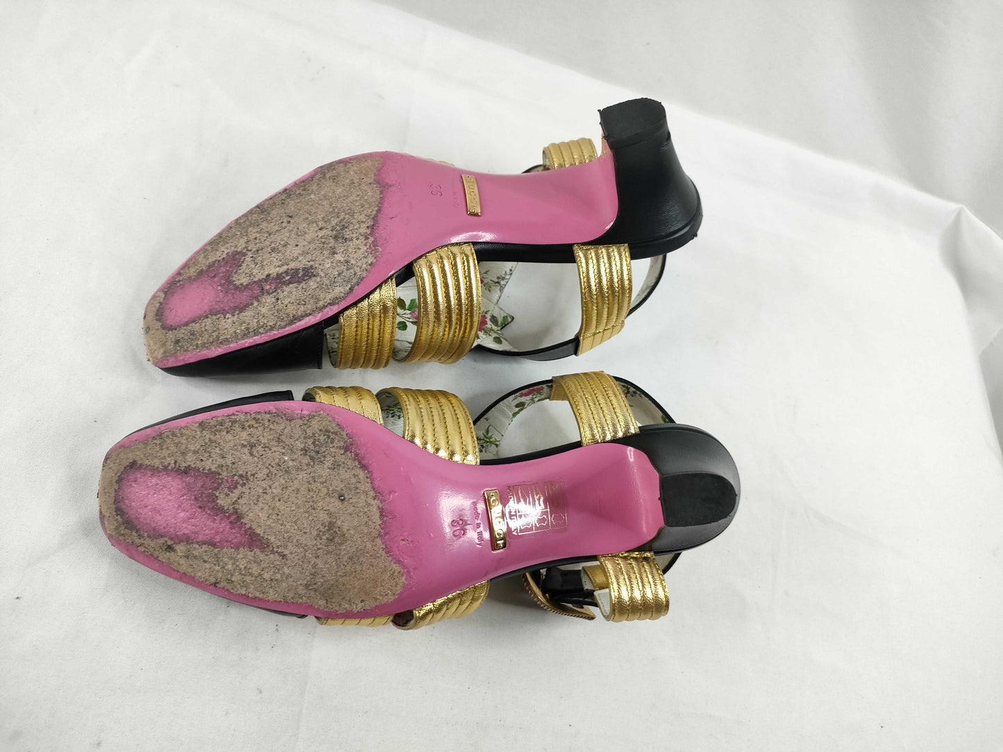 GUCCI GUCCI Gucci Marmont Floral Blooms Sandals