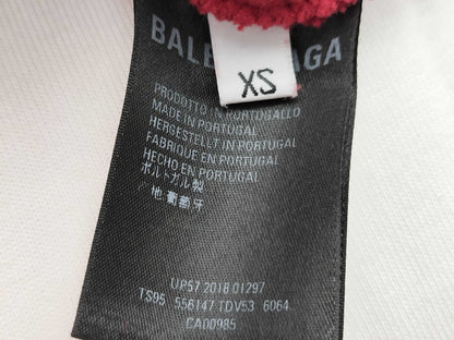 BALENCIAGA BALENCIAGA Sweatshirt, XS, Red. Oversized Top