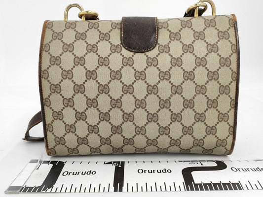 GUCCI GUCCI Shoulder Bag Brown Old Gucci GG Supreme Shoulder Bag
