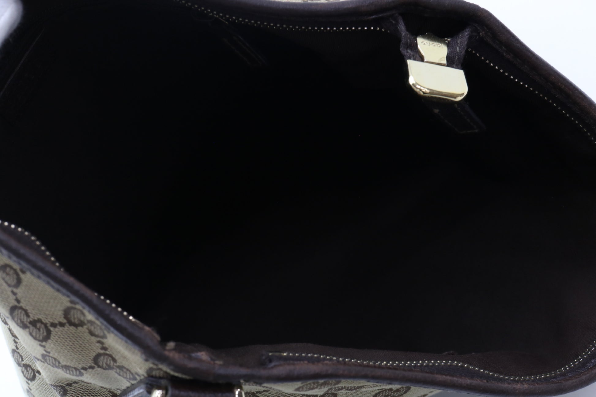GUCCI GG Canvas Abbey Shoulder Bag