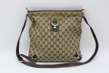 GUCCI GG Canvas Abbey Shoulder Bag