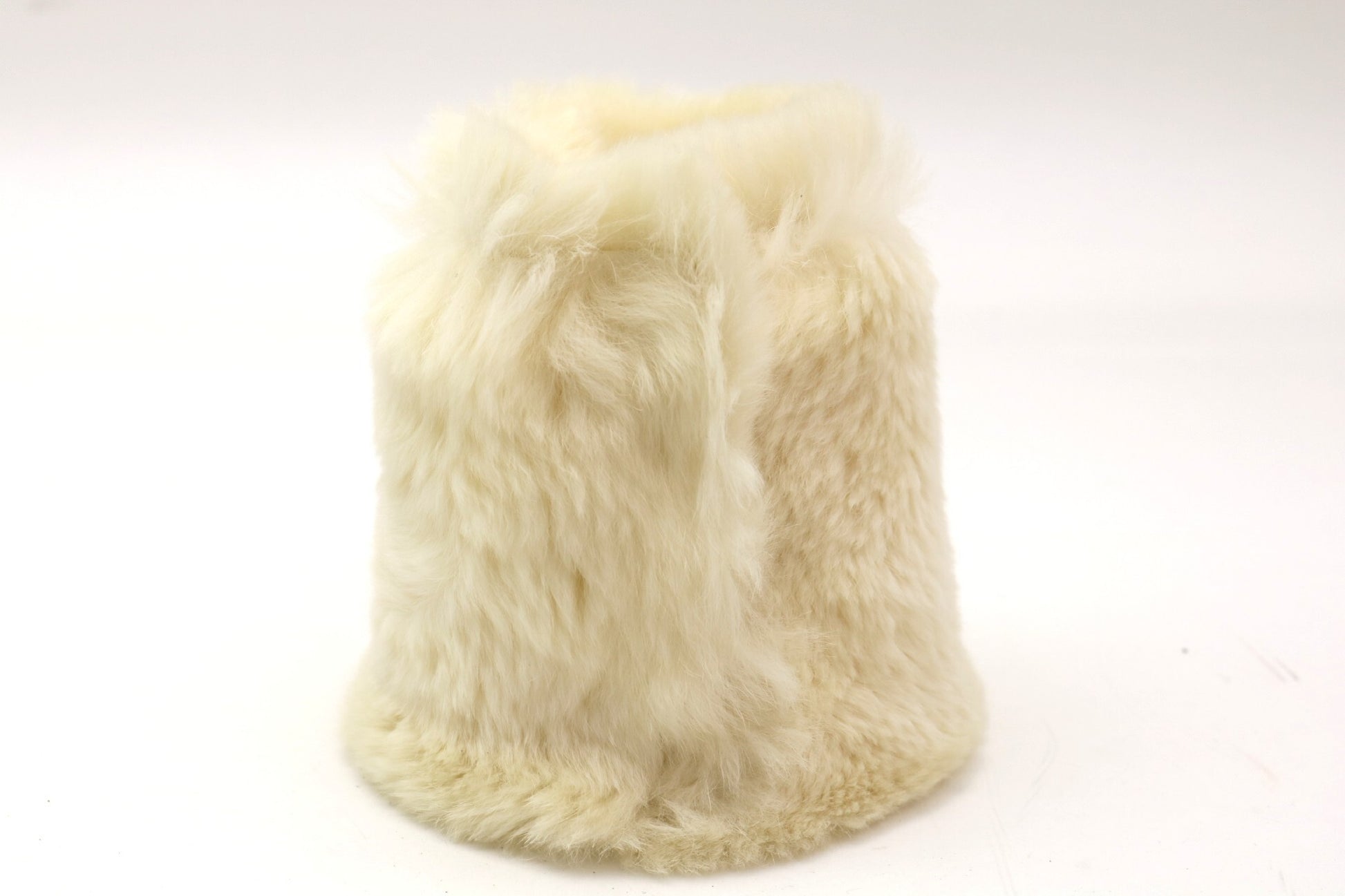 CHANEL Coco Mark Lapin Fur Bracelet/Bangle