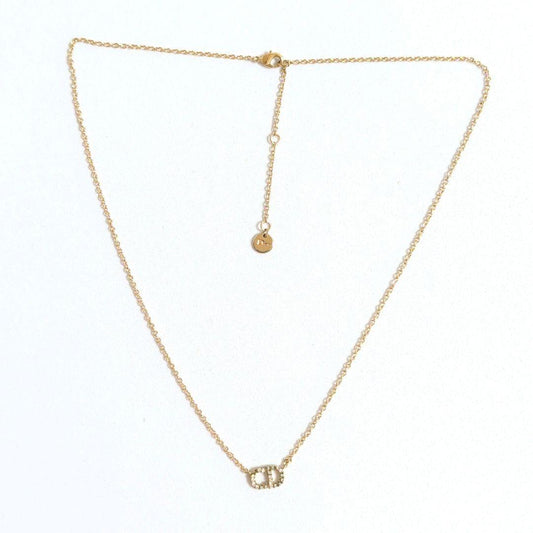 Dior Dior CD Logo Stone Clair D Lune Necklace