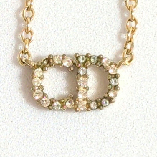 Dior Dior CD Logo Stone Clair D Lune Necklace