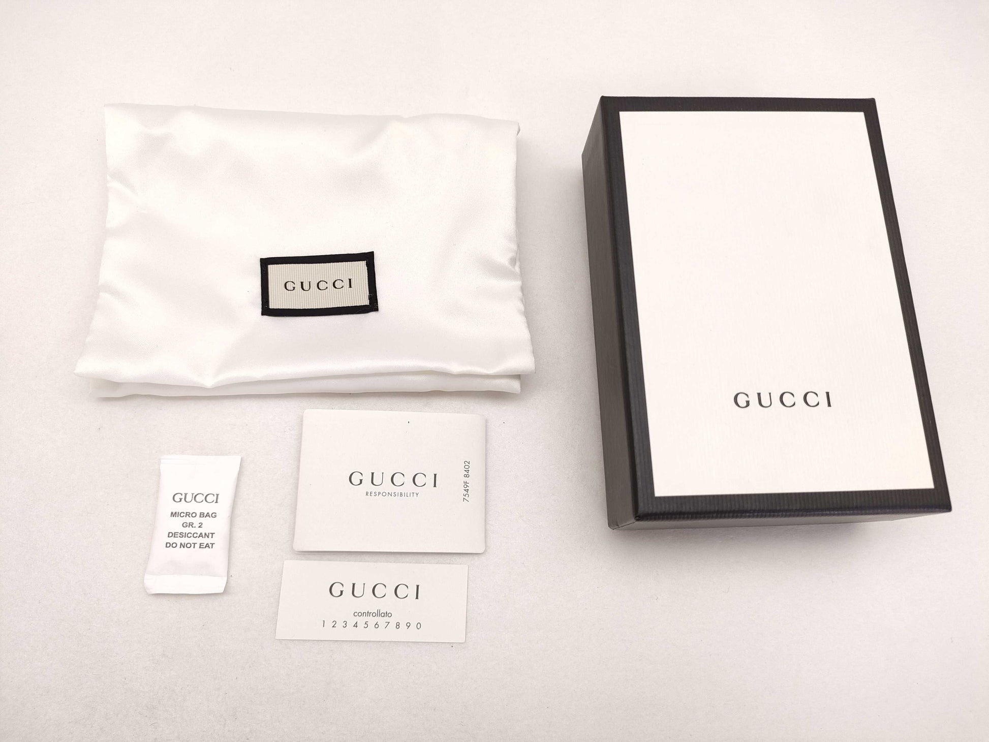 GUCCI GG Marmont Wallet 456126 2149 Leather Black Wallet