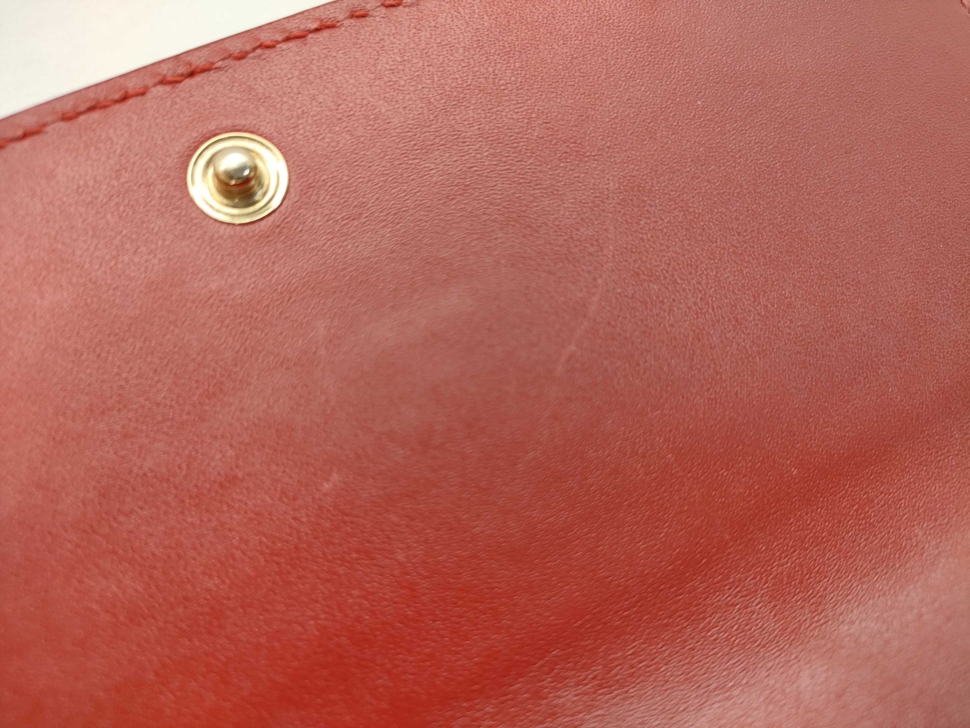 GUCCI 388679 Long Wallet, Shima Leather, Red