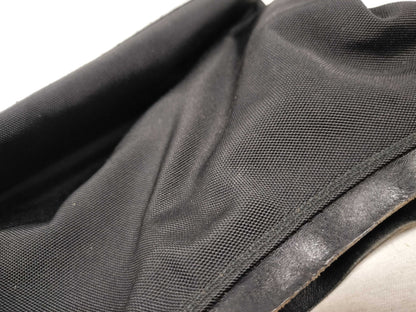 GUCCI 000 0602 Handbag Shoulder Bag Nylon Leather Black Handbag