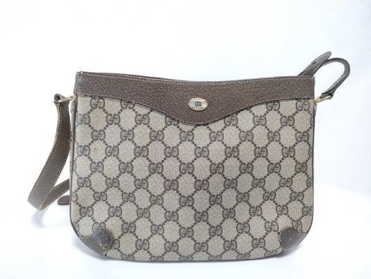 GUCCI Old Gucci GG Supreme Shoulder Bag