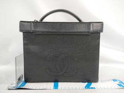 CHANEL Vanity Bag Caviar Turn Lock
