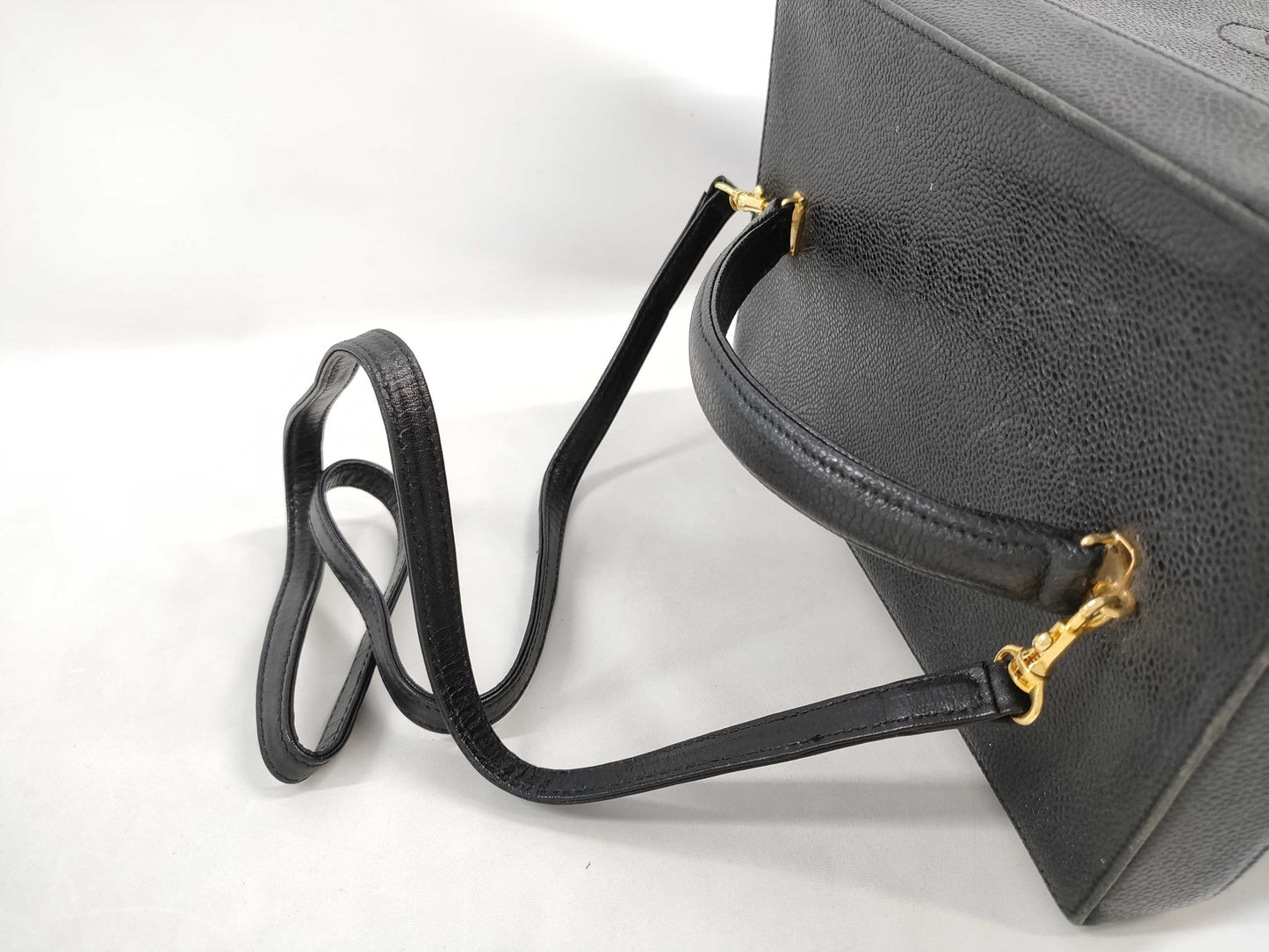 CHANEL Vanity Bag Caviar Turn Lock