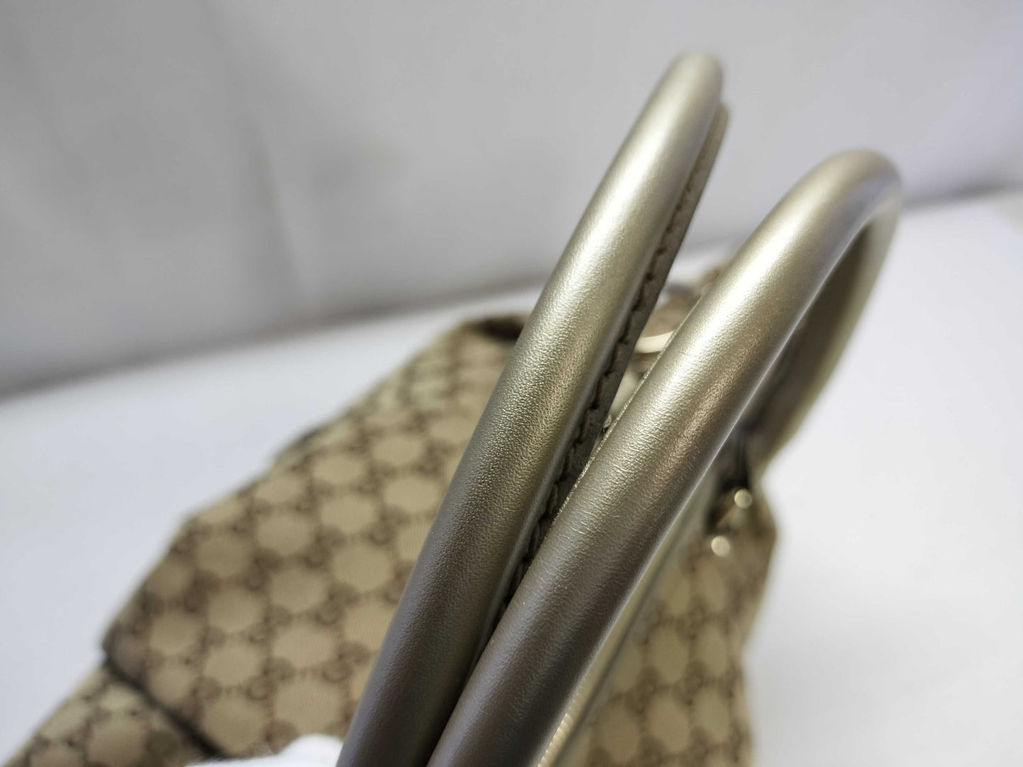 GUCCI GG Canvas Gucci 2-Way Tote Bag