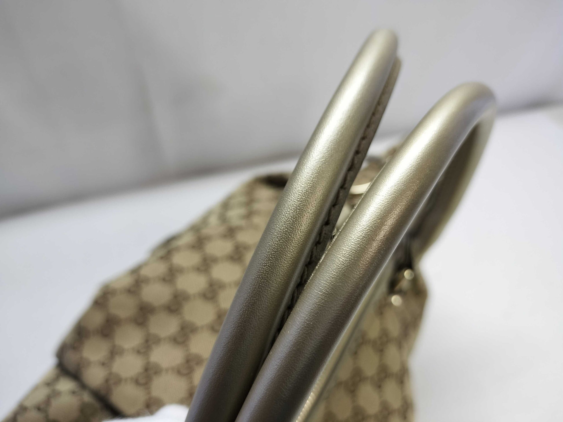 GUCCI GG Canvas Gucci 2-Way Tote Bag