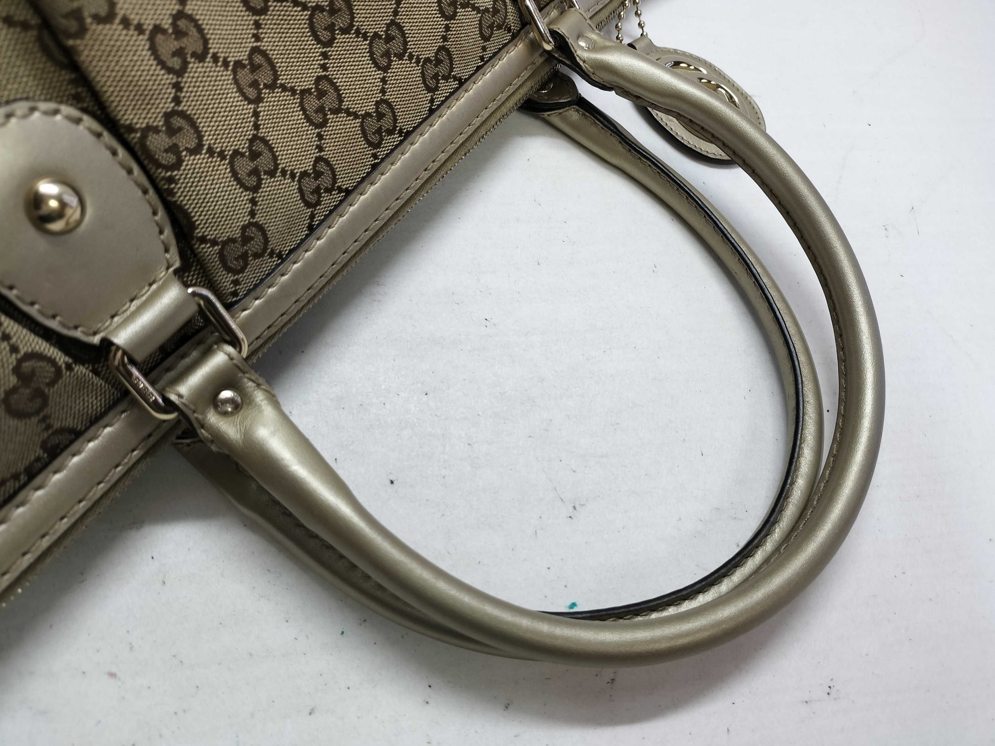 GUCCI GG Canvas Gucci 2-Way Tote Bag
