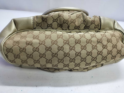 GUCCI GG Canvas Gucci 2-Way Tote Bag