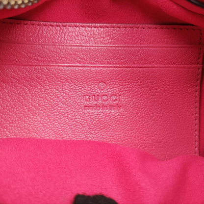 GUCCI Aphrodite Rose Red Leather Shoulder Bag 731817 I040094076
