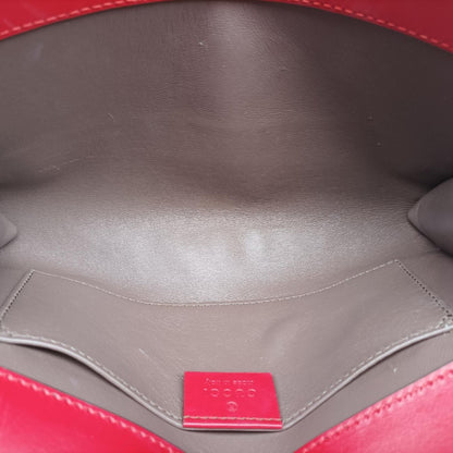 GUCCI Zumi Red Leather Shoulder Bag 572375I028399578