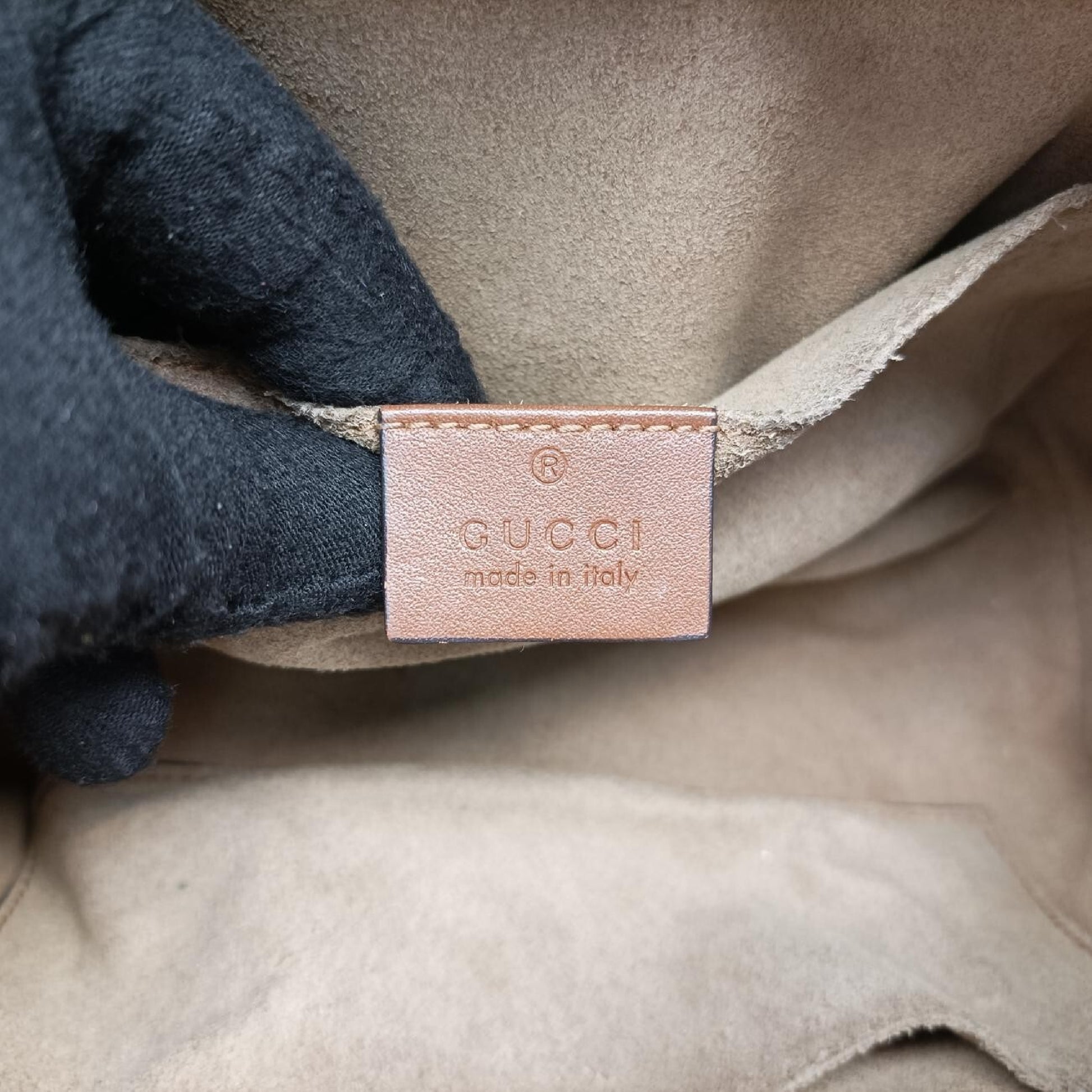 GUCCI Padlock Brown PVC Coated Canvas Shoulder Bag 498156I023592633