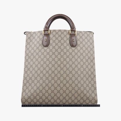 GUCCI Be GG Supreme Tote Multicolor PVC Coated Canvas Shoulder Bag 437549F020070490