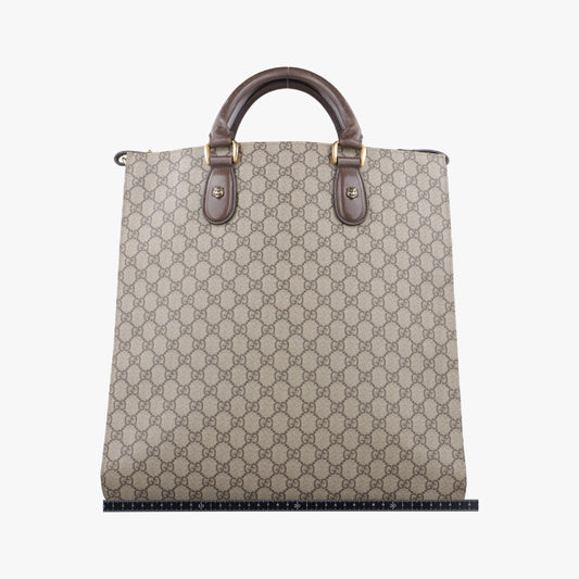 GUCCI Be GG Supreme Tote Multicolor PVC Coated Canvas Shoulder Bag 437549F020070490