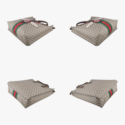 GUCCI Be GG Supreme Tote Multicolor PVC Coated Canvas Shoulder Bag 437549F020070490
