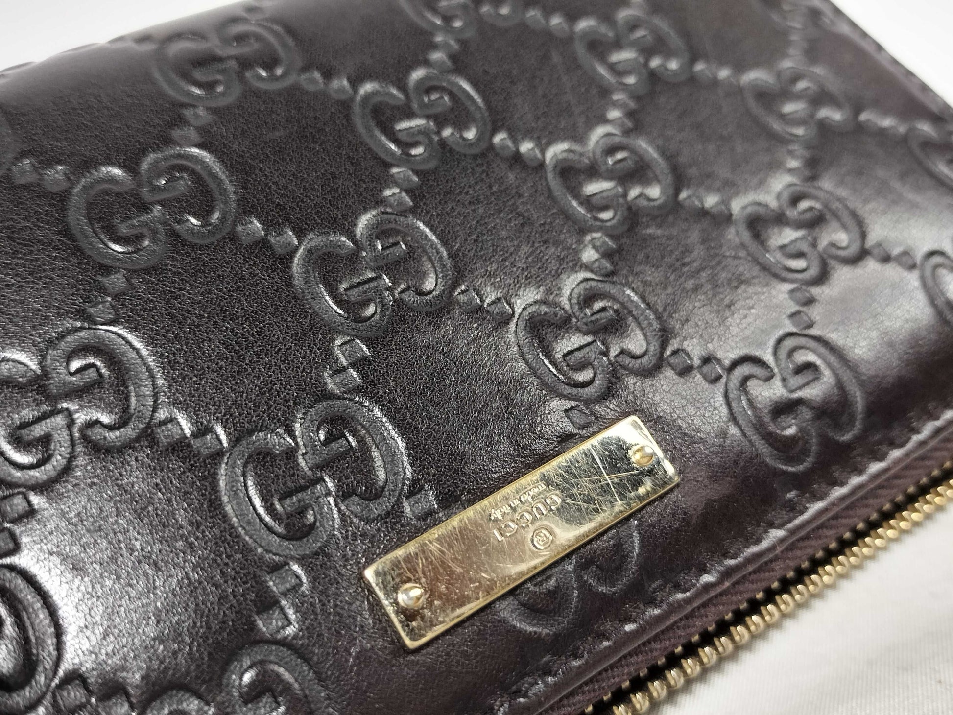GUCCI Guccissima Zippy Wallet 307980 493075 Wallet