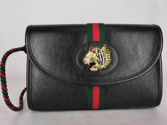 GUCCI Tiger Head Sherry Shoulder Bag