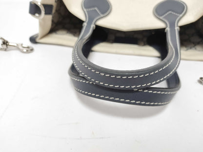 GUCCI 2-Way Handbag Canvas Handbag