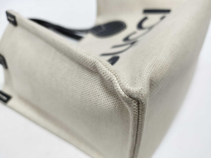 GUCCI 2-Way Handbag Canvas Handbag