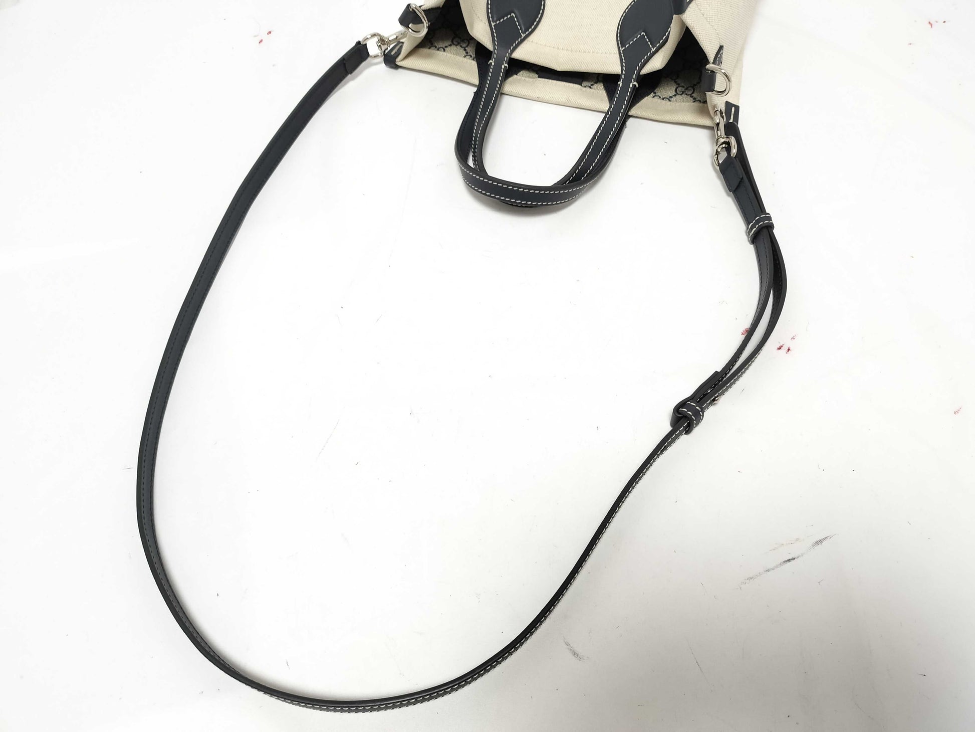 GUCCI 2-Way Handbag Canvas Handbag