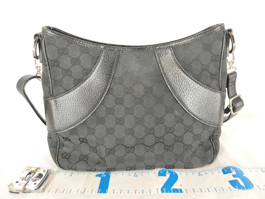 GUCCI GG Canvas GUCCI Shoulder Bag GG Canvas Leather Shoulder Bag
