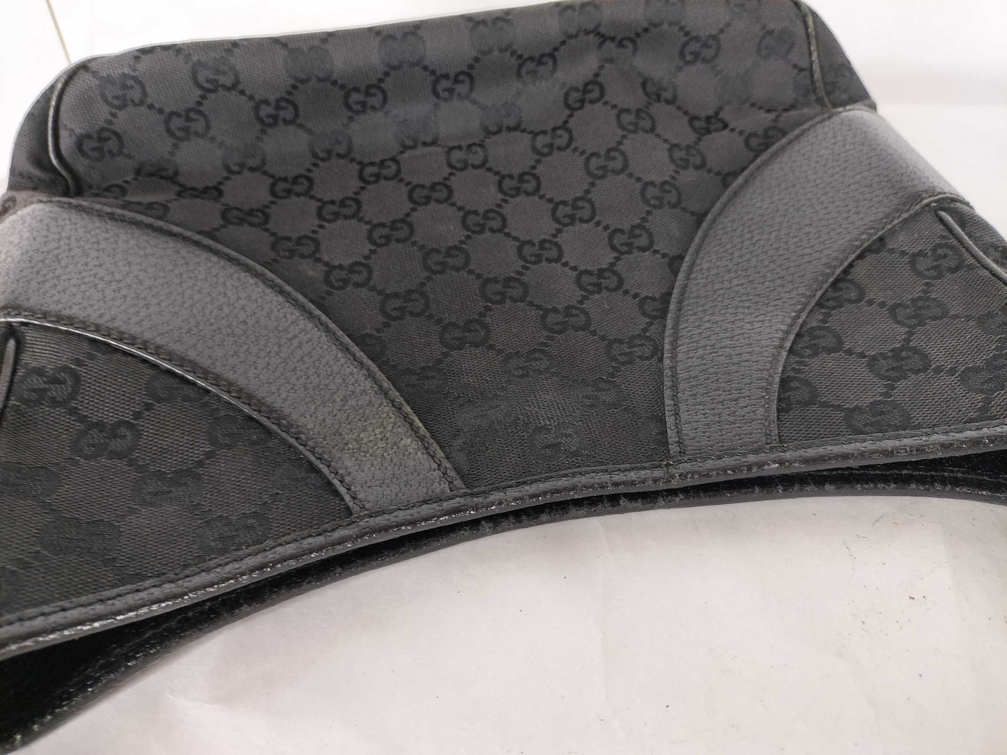 GUCCI GG Canvas GUCCI Shoulder Bag GG Canvas Leather Shoulder Bag