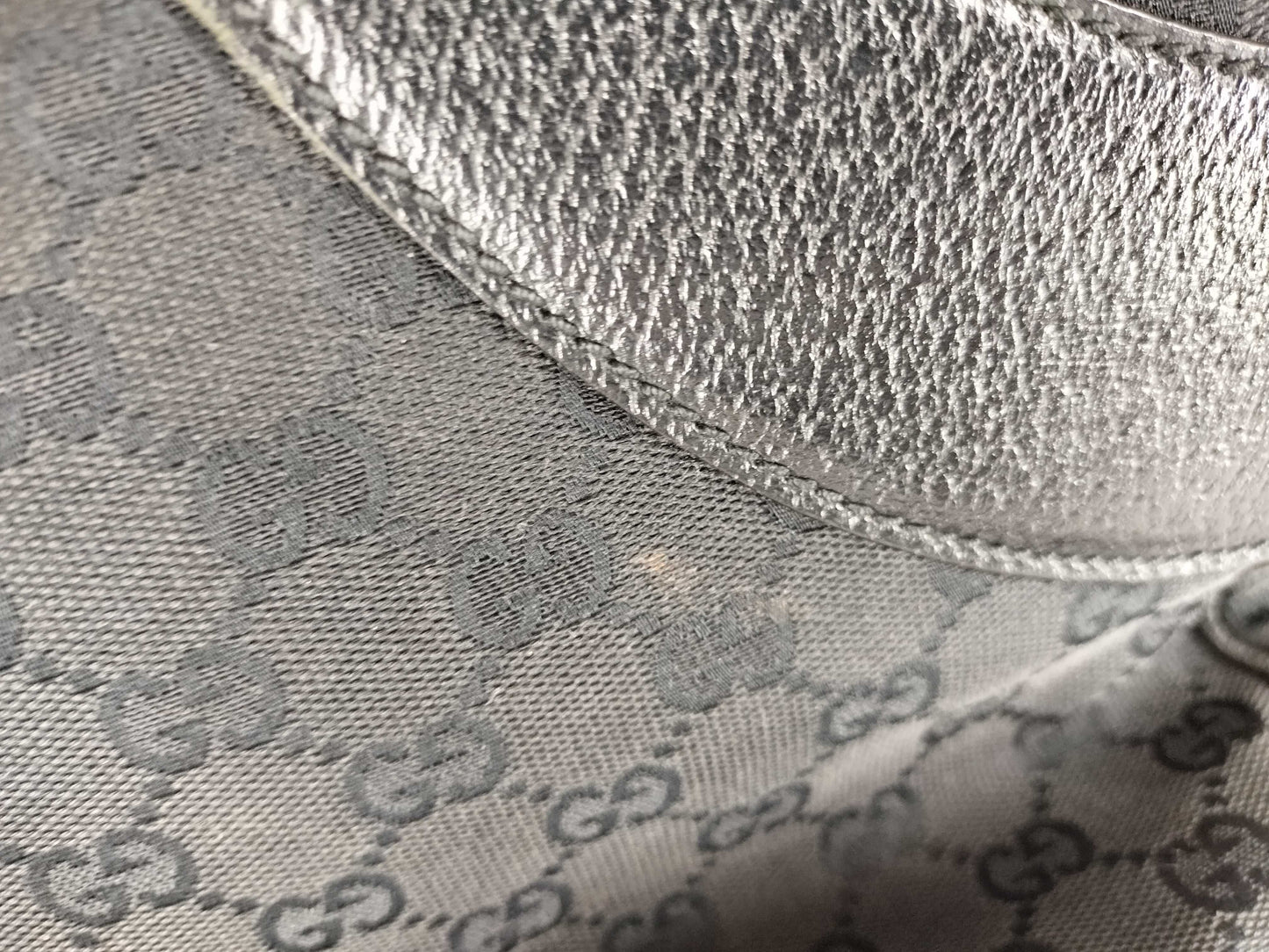 GUCCI GG Canvas GUCCI Shoulder Bag GG Canvas Leather Shoulder Bag