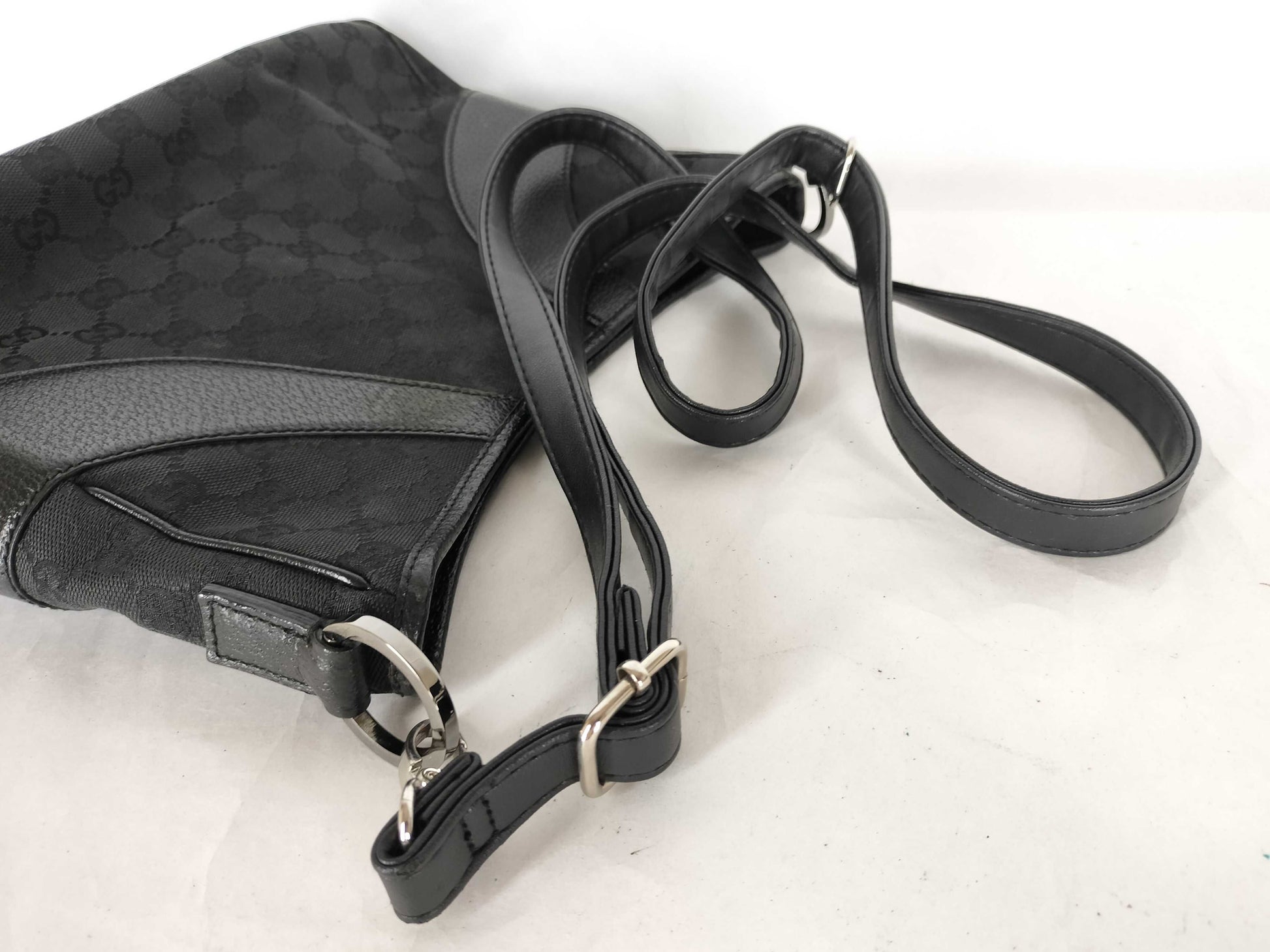 GUCCI GG Canvas GUCCI Shoulder Bag GG Canvas Leather Shoulder Bag