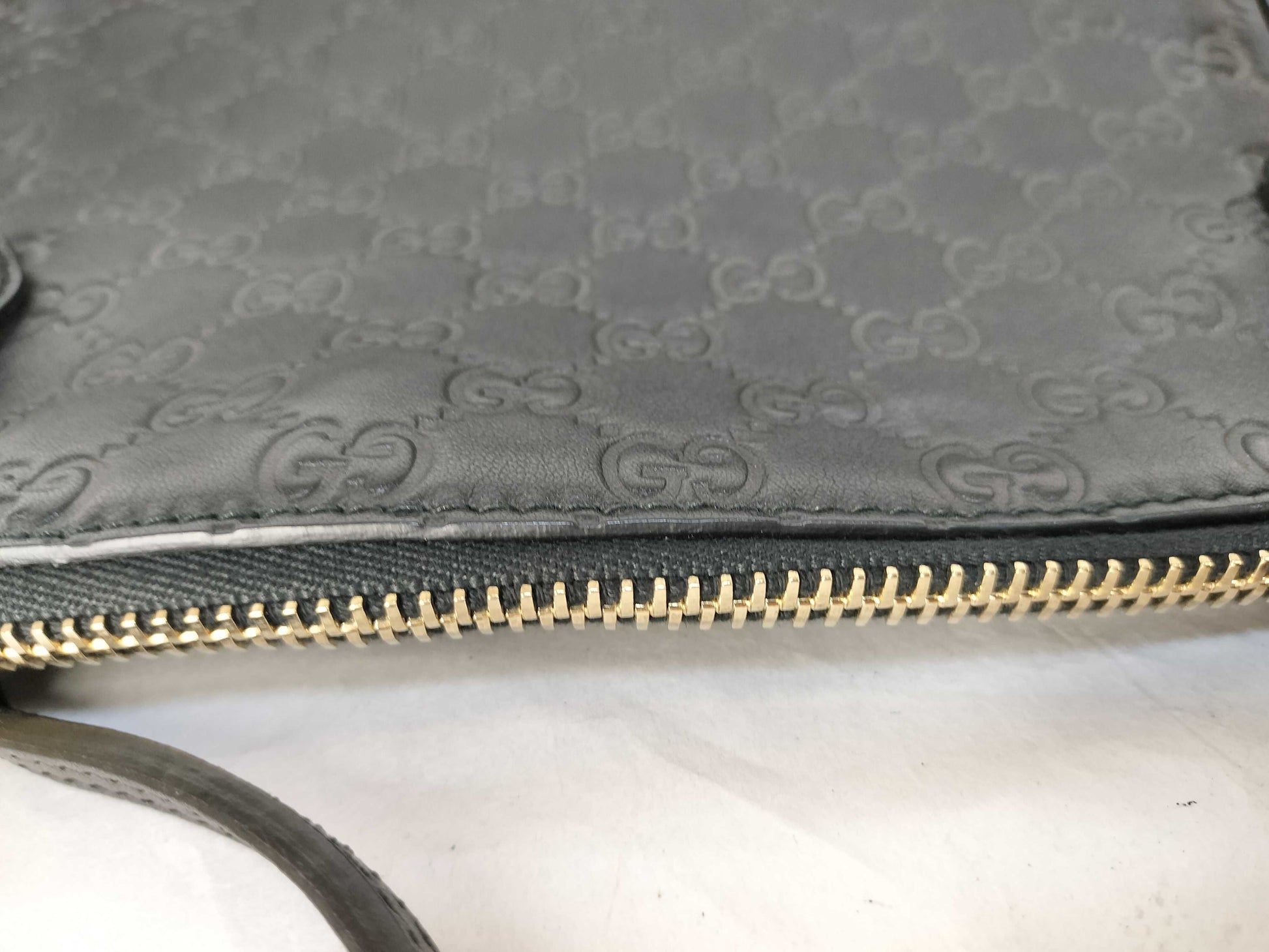 GUCCI Guccissima GUCCI Handbag Guccissima Black Handbag