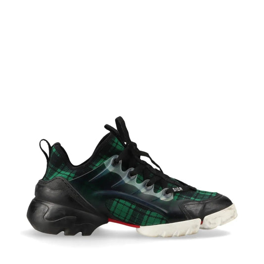 Dior Christian Dior D-Connect Fabric Sneakers, Size 37.5