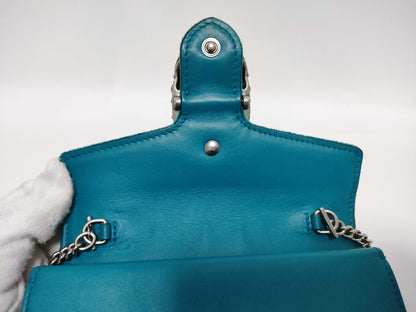GUCCI Dionysus Chain Wallet Velour Shoulder Bag
