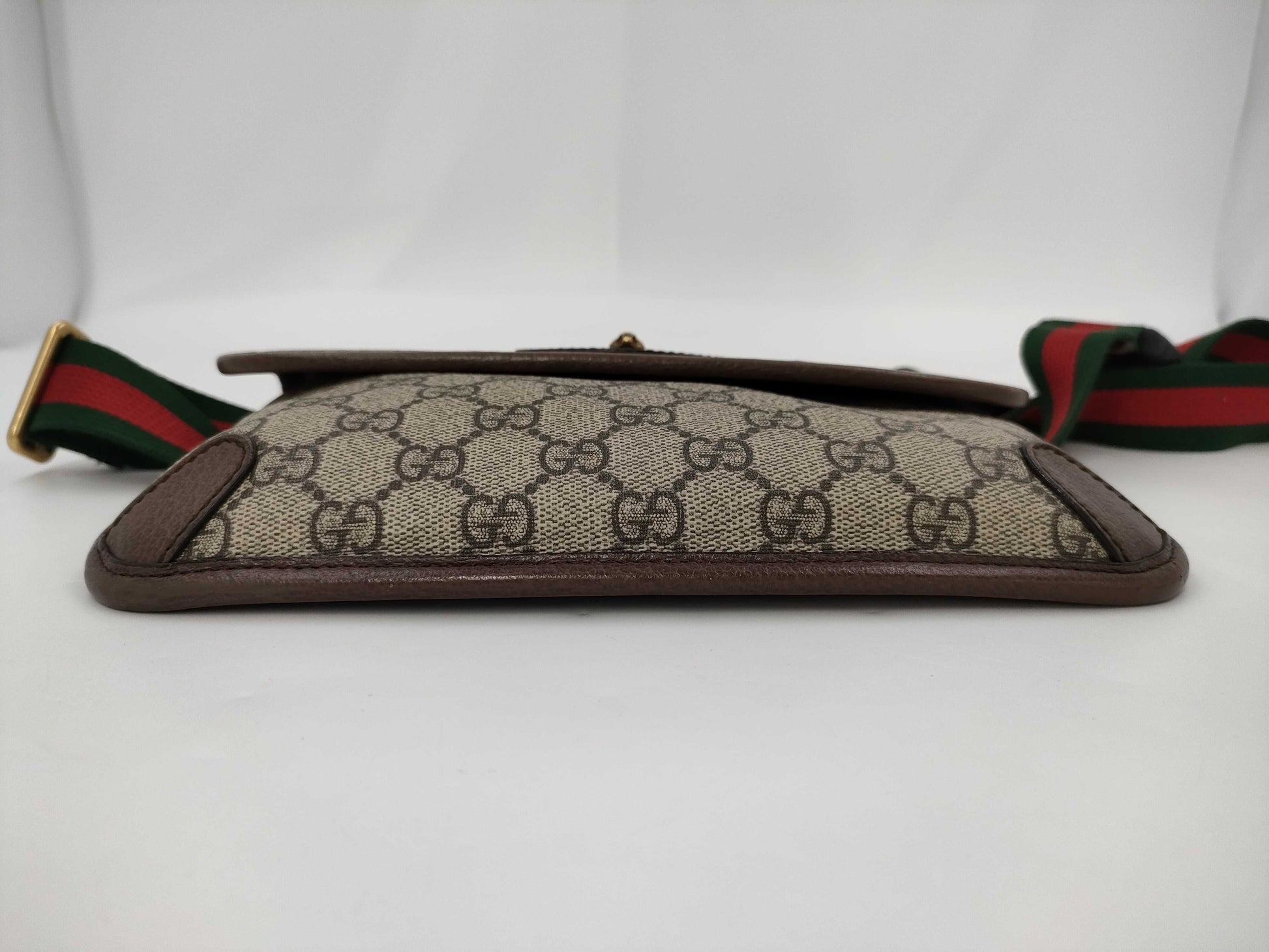 GUCCI 493930 Neo Vintage GG Supreme Sherry Line Shoulder Bag